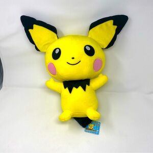 Pokémon‎ Pichu 12” Suffed Plush by Bandai Banpresto Japan with original tag